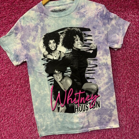 Whitney Houston Retro Tie Dye Tshirt size Small - Picture 3 of 4